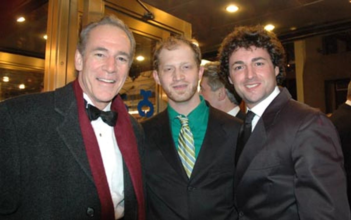 Mark Jacoby, Benjamin Magnuson, and Max von Essen at 